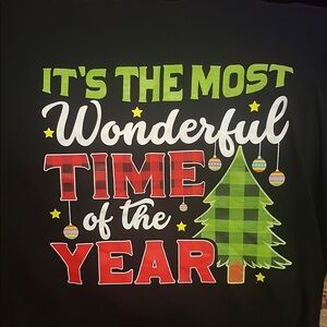 Festive Christmas Long Sleeve Large Shirt
